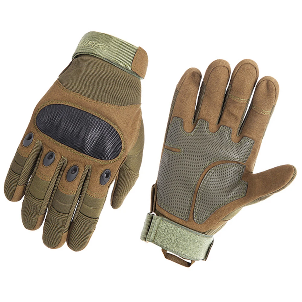 Мотоциклетные Перчатки RIGWARL из углеродного волокна дышащие болотно зеленые