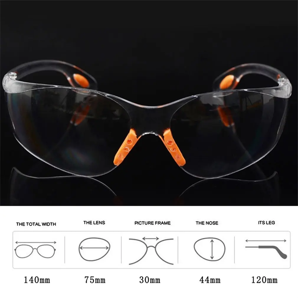

Comfortable Soft Silicone Nose Clip Outdoor Safety Eye Protective Goggles Glasses Tactical Sports Protective Glasses