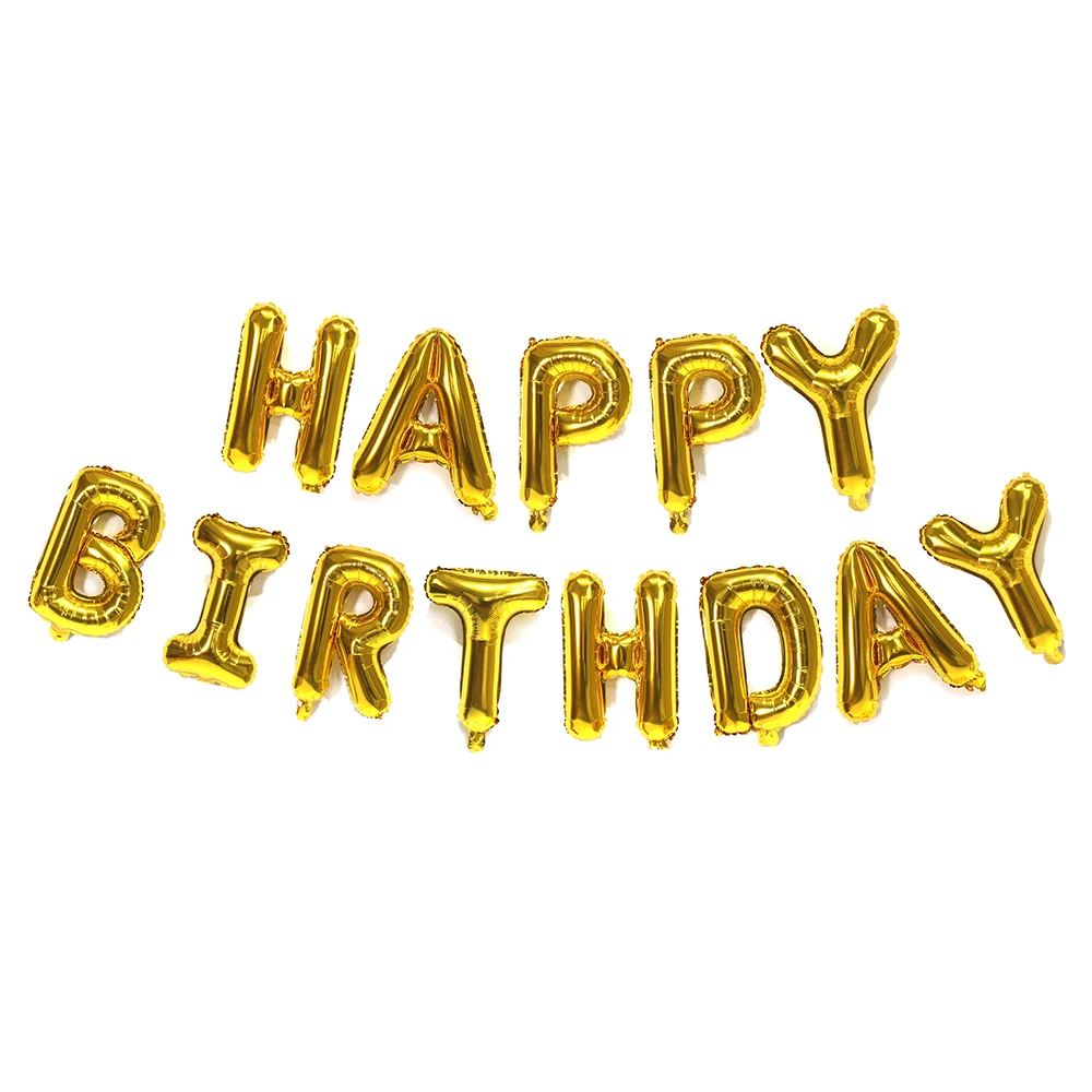 

Воздушные шары из фольги в виде букв Happy Birthday 16 дюймов