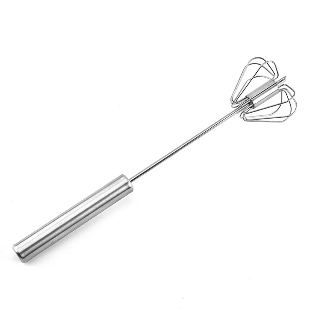 

1Pc Stainless Steel Easy Beater Foamer Rotate Hand Push Whisk Mixer Egg Cream Stirrer Sauce Shaker Cake Blender Kitchen Tools