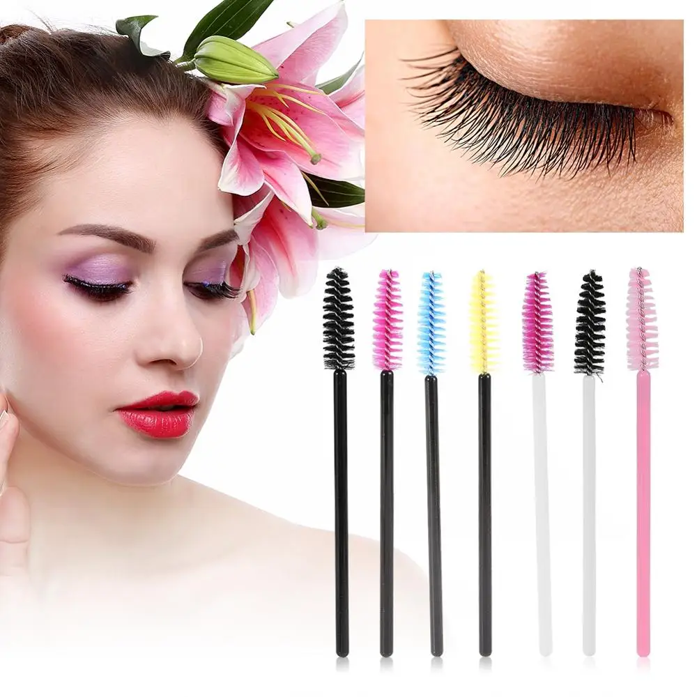 Кисть для подводки глаз 7 типов 50 шт./компл. искусственная кисть туши ресниц