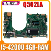 new q502la laptop motherboard for asus q502lab q502la q502l mainboard w i5 4200u 4gb ram
