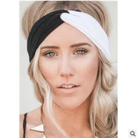 60pcslot diy multi fabrics assorted colors headband cross widen head bands hair care styling tools hair accessories ha724