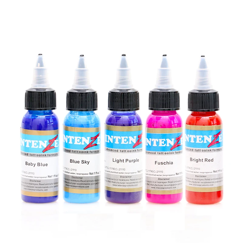 

16 Colors Body Paint Tattoo Ink Set Permanent Eyebrow Makeup Coloring Pigment Tattoo Tinte Colour Kit Professional Supplies