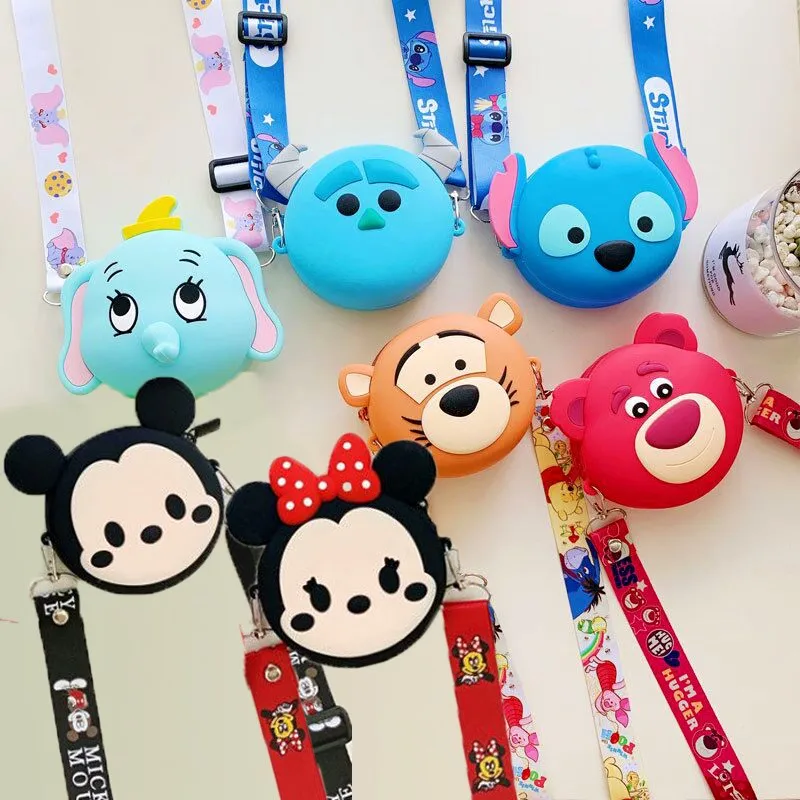 Детская водонепроницаемая сумка Disney с Микки и Минни Маус школьный портмоне для