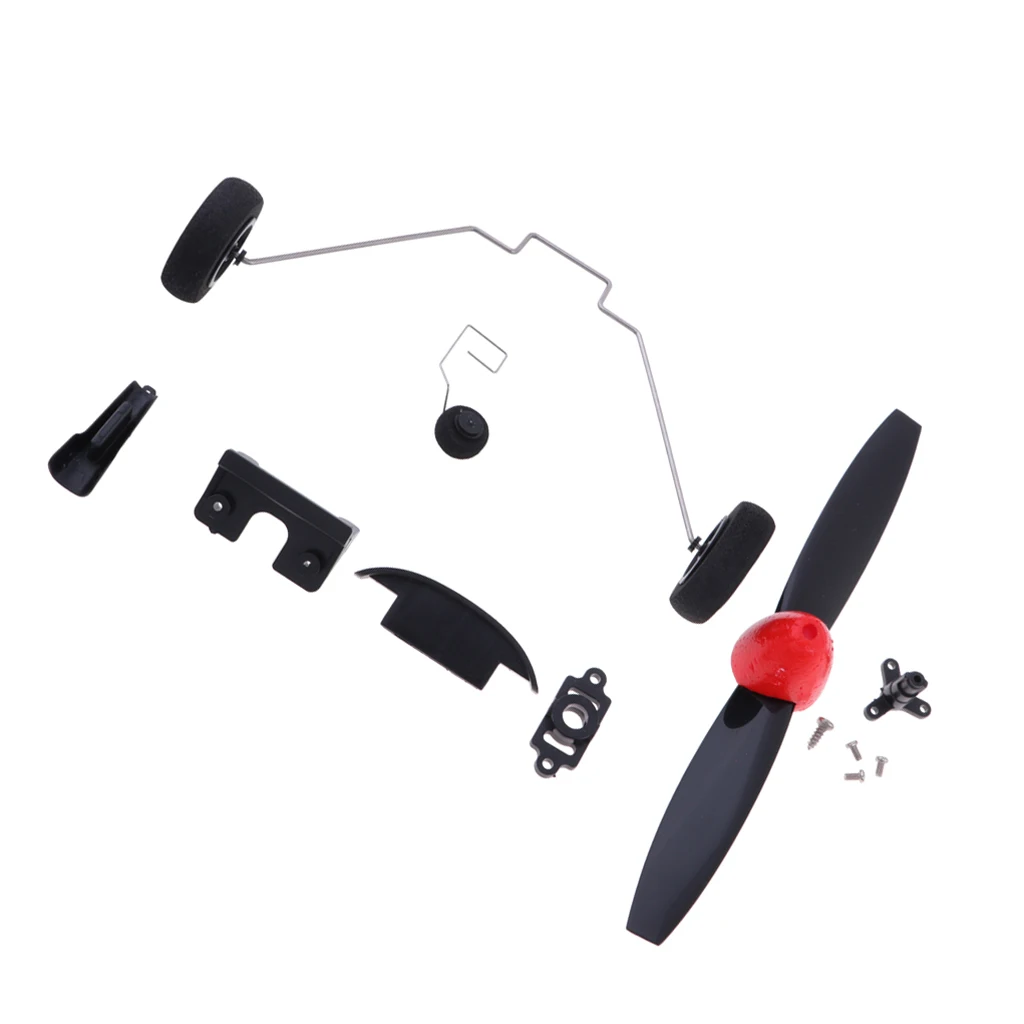 Пропеллер + передние и задние шасси запасные части для самолета WLtoys XK A430|Детали