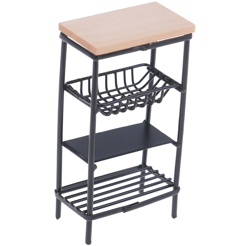 1:12 Кукольный дом аксессуары мини черный кухонный гарнитур Миниатюрный дисплей