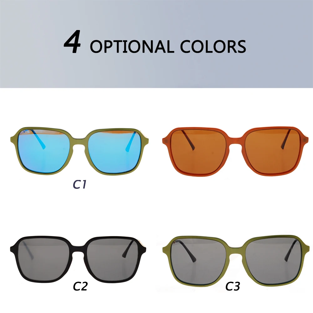 REAL 2019 New Retro Acetate Metal Foot Silk Sunglasses Shield Frame Woman Polaroid Lenses Driver's Glasses Goggles Unisex | Аксессуары