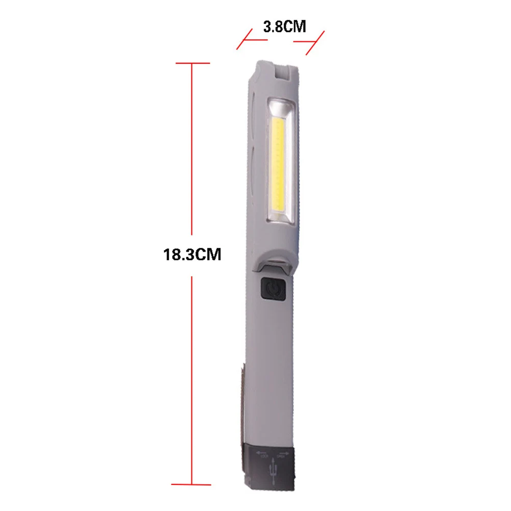

360 Degree Rotation COB Inspection Lamp USB Rechargeable LED Light Super Bright Torch Flashlight Outdoor Camping Emergency Tool