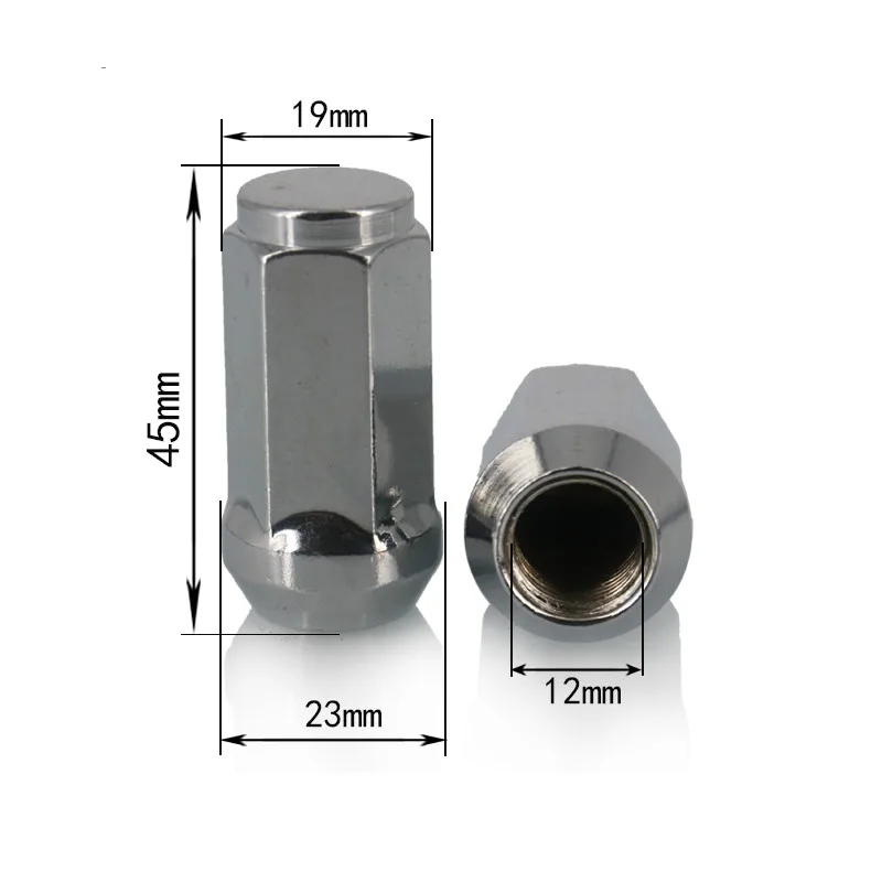 Аксессуары JDM 4 шт 45 мм Универсальные винты для автомобильных колес гайки