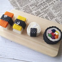 sushi rice ball incense candle natural beeswax home furnishings shooting props lovely creative birthday gift