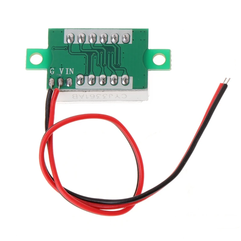 Цифровой Вольтметр 0 36 &quot2 провода постоянного тока от 2 50 до 32 в светодиодный