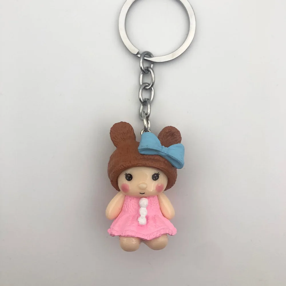 

Fashion Cartoon Character Keychain School Bag Accessories Anime Lady Cute Bag Keychain Monster Key Accessories Anime Keychain