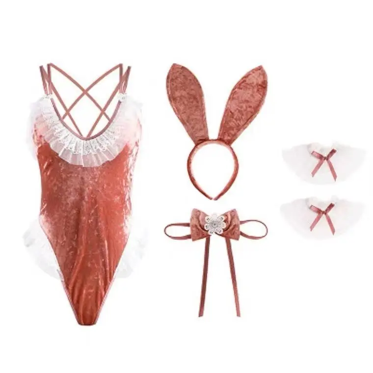 

Sexy lingerie super Sao bed passion metamorphosis no off Sao suit Pajama girl tease cute rabbit temptation