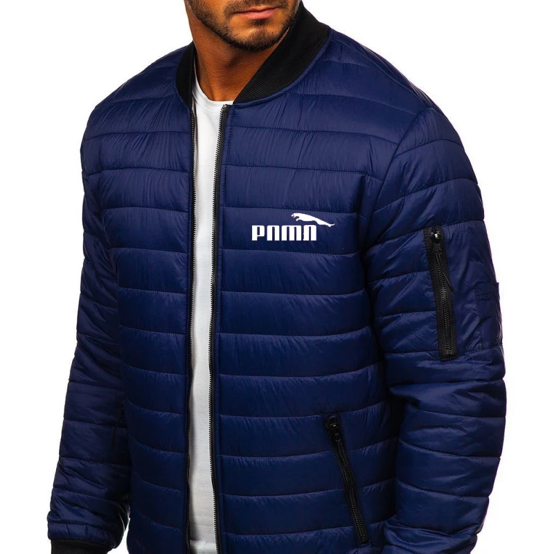

New Zipper Cardigan Winter Men's Down Jacket Ultra Light Down Jacket Men Windbreaker Feather Jacket Man Lightweight Warm Coat
