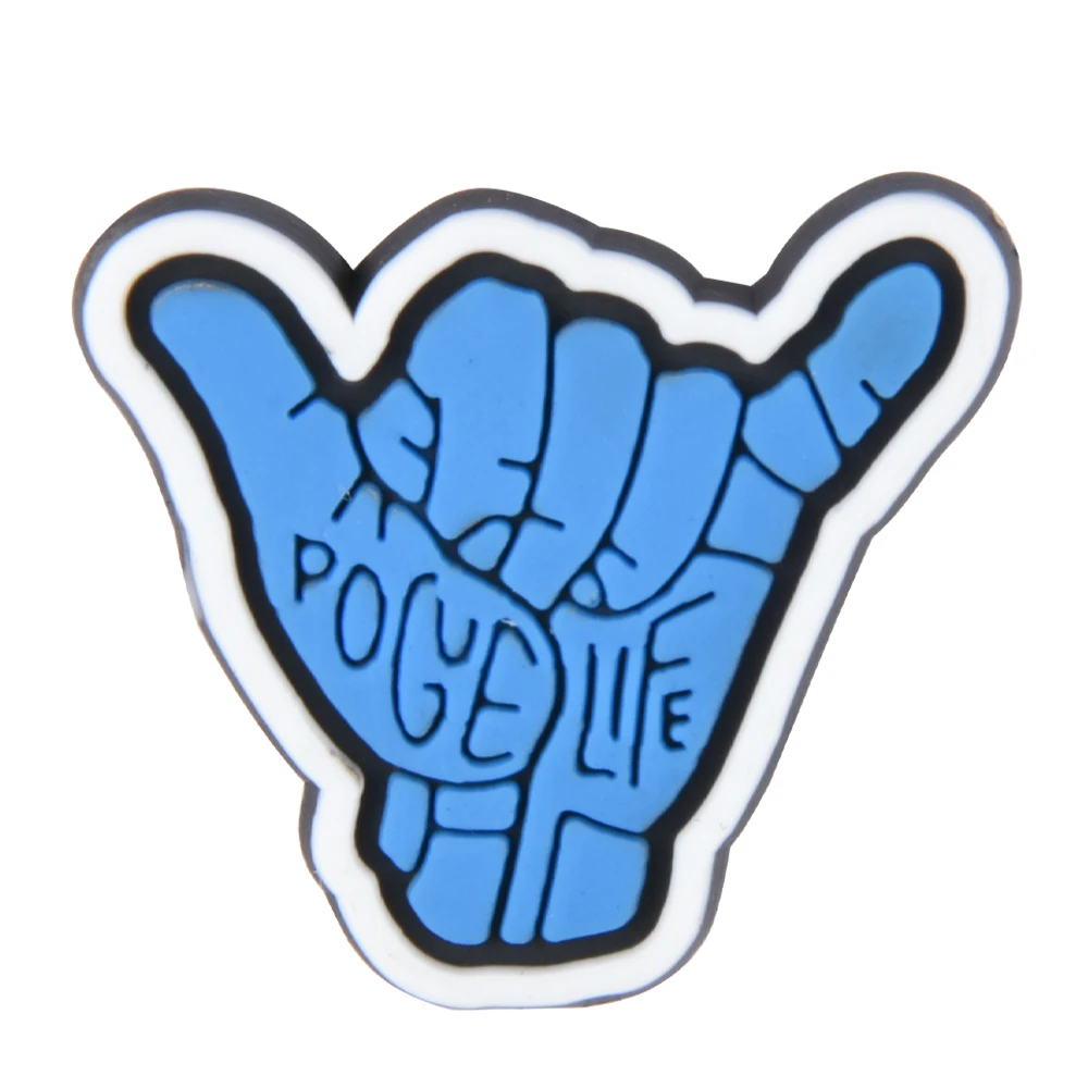 Hot Sale 1 Pcs Pink Croc Shoe Charms Women Lovely Slogan Decorations Cute Girls Birthday Wristband Accessories Coffee Cool Mom