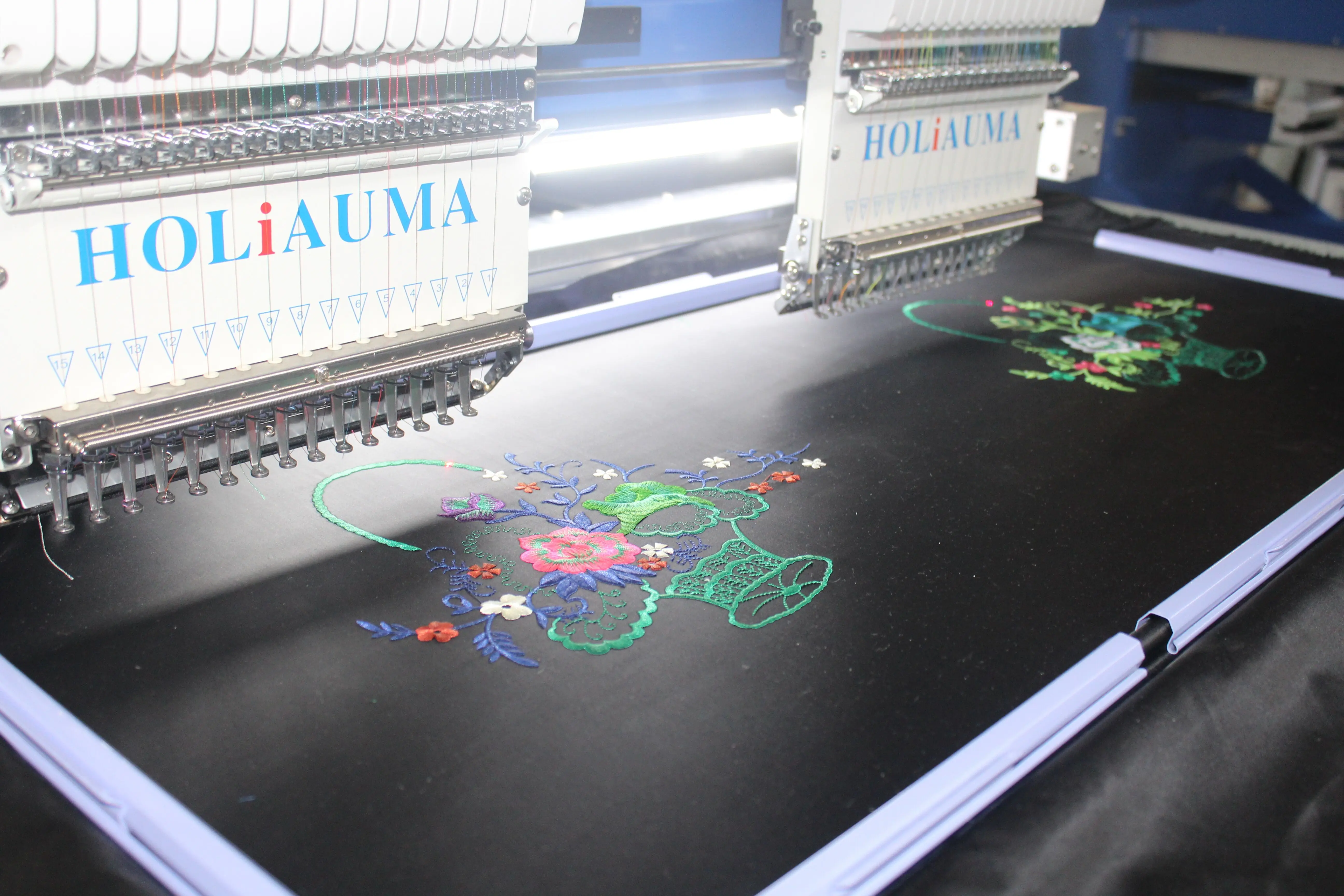3 Years quality warranty! HOLiAUMA new technology 2 heads flat embroidery machine two computerized embroidey price | Дом и сад