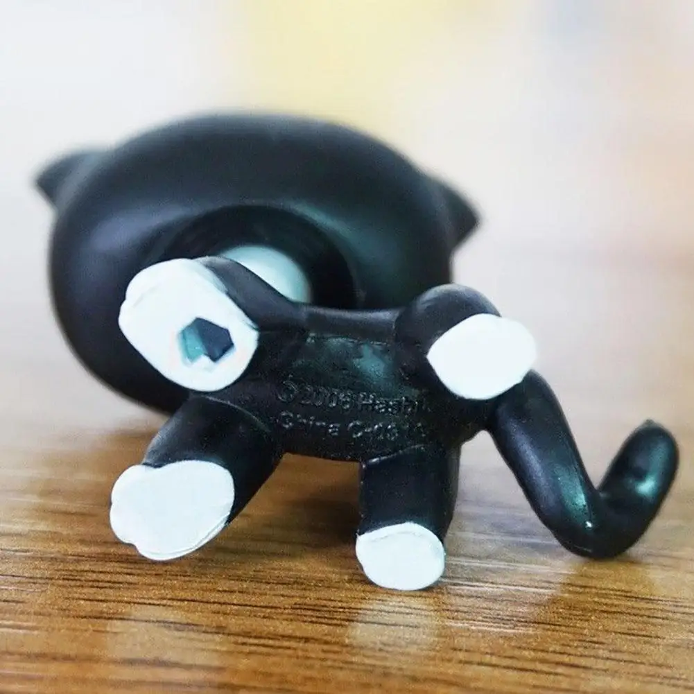 Редкий черный Кот Голубые Глаза милый котенок Littlest Pet Shop игрушки животные для