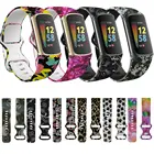 Сменный ремешок для Fitbit Charge 5, 1 шт., силиконовый ремешок с принтом, мягкий цветной браслет для Fitbit Charge 5, ремешок для часов SL