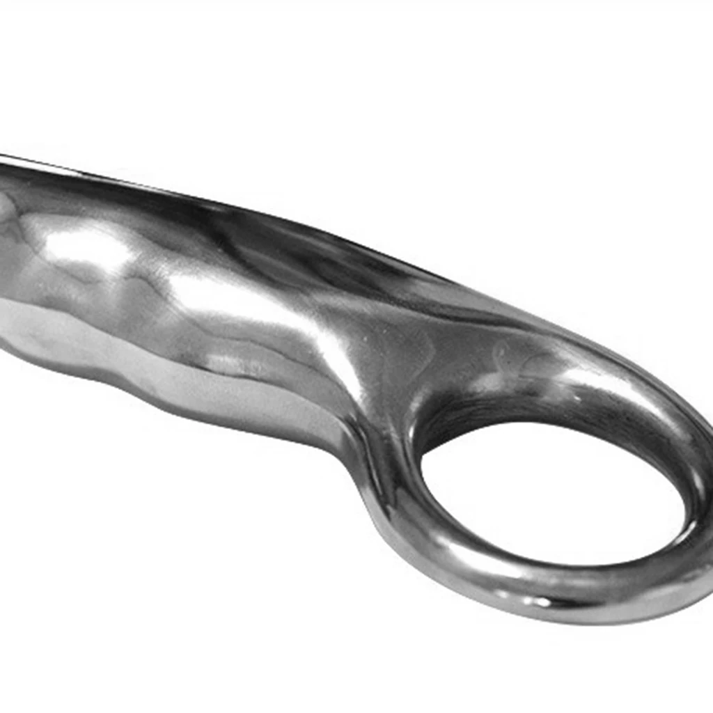 Long Metal Shoe Horn Alloy Solid For Shoes Boots All Size Feet With Loop Handle  52x4.5cm