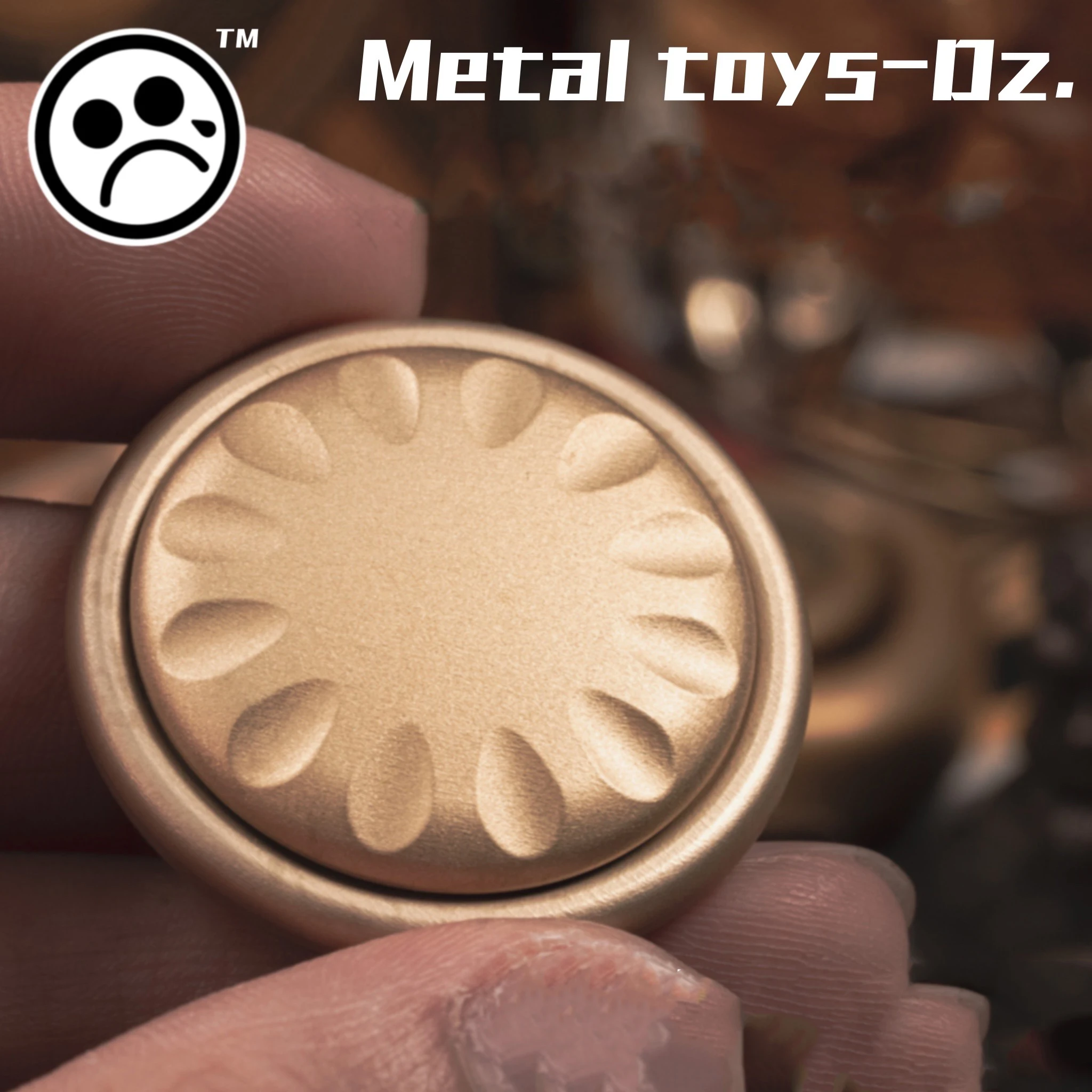 Dz. Top-C PPB Fingertip Spinner Mechanical Structure Adult Toy Decompression EDC Brass Alloy Metal enlarge