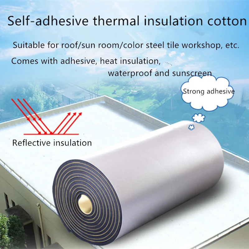 

Foam Cotton Auto Car Mat Deadener Reduction Noise Sound Insulation Cotton Door Trunk Soundproof Roof heat and sound insulation