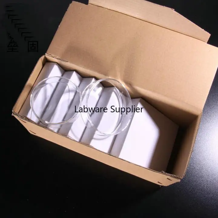 Бесплатная доставка 8 шт./лот диаметр 90 мм стеклянная чаша Петри тарелка с крышкой