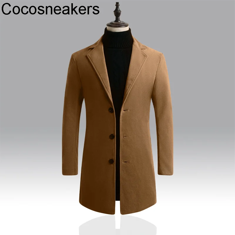 

Warm Outwear Brand Slim Mens Coats Casual Jackets Male Coat