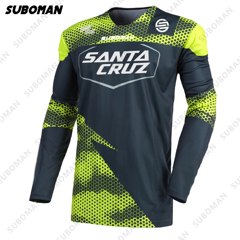 Футболка для горного велосипеда santa cruz новинка 2021 с длинным рукавом | Спорт и