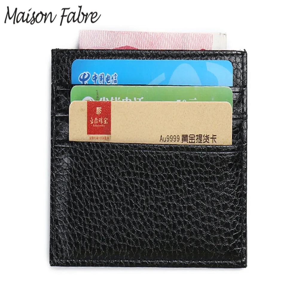 Мужской деловой кошелек с отделением для кредитных карт винтажный тонкий