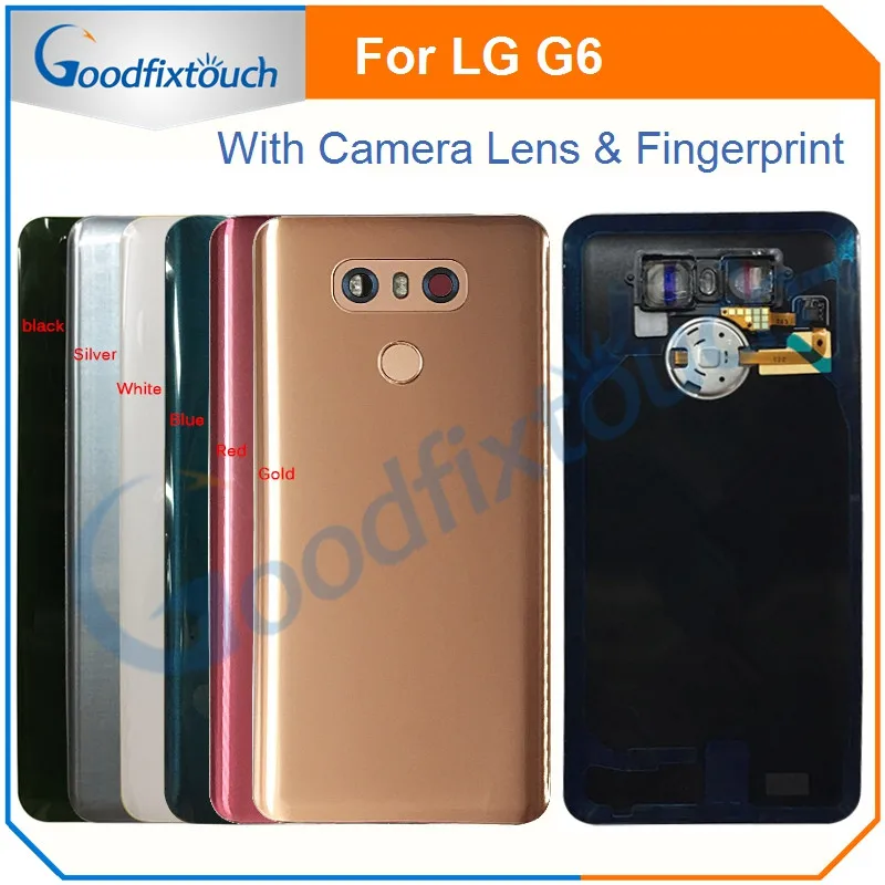 10 шт. для LG G6 H870 H871 H872 H873 H870K LS993 US997 VS988 задняя крышка батарейного отсека задний