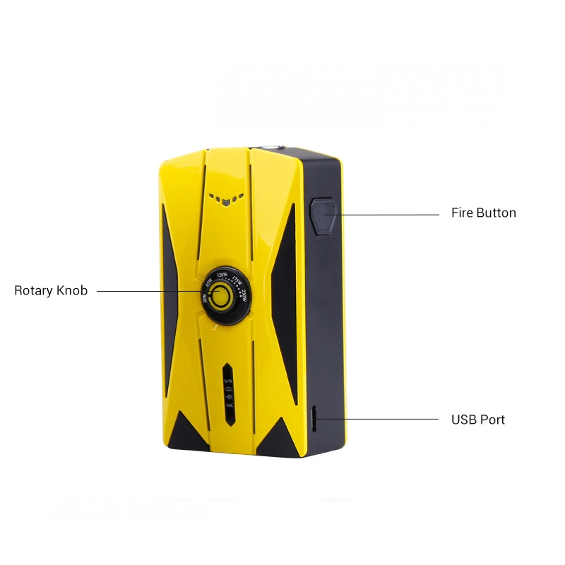 Распродажа! Sigelei Kaos Skycar Mod Vape Питание от двух аккумуляторов 18650 со сменным цветом