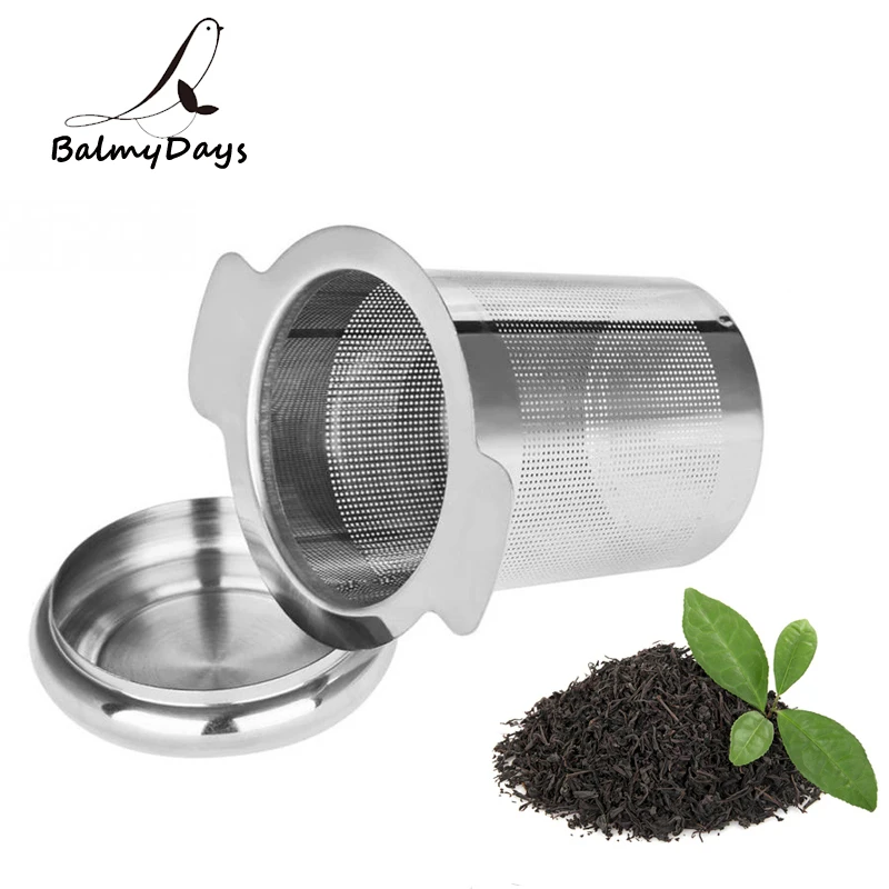 

Stainless Steel Tea Infuser Reusable Mesh Tea Strainer Loose Leaf Puer Oolong Green Tea Filter Steeper for Mugs Teapot Teaware