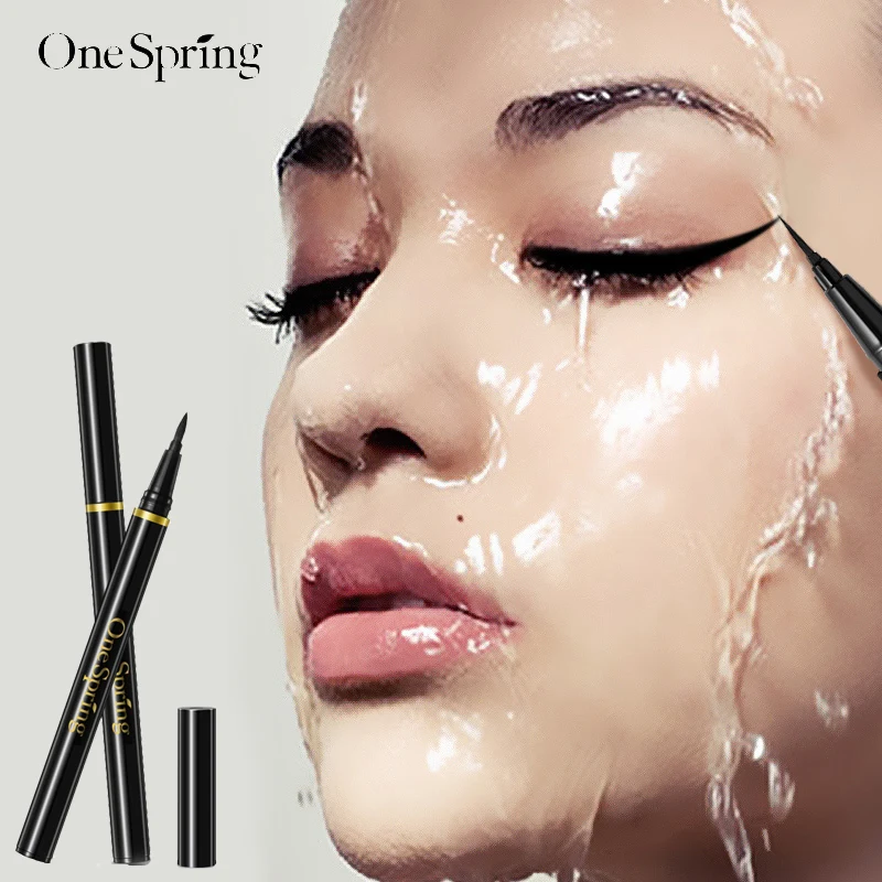 Подводка для глаз OneSpring Cool Black водостойкая жидкая подводка стойкая