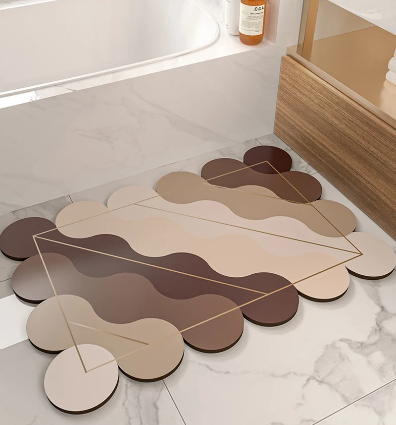 diatom super water absorption non slip bath mat carpet foot mat shower room doormat washable rug toilet floor mat room doormat free global shipping