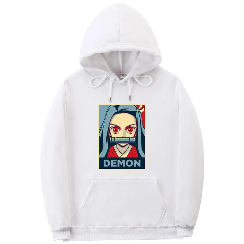 Толстовка с капюшоном для мужчин и женщин японское аниме убийца демонов незуко