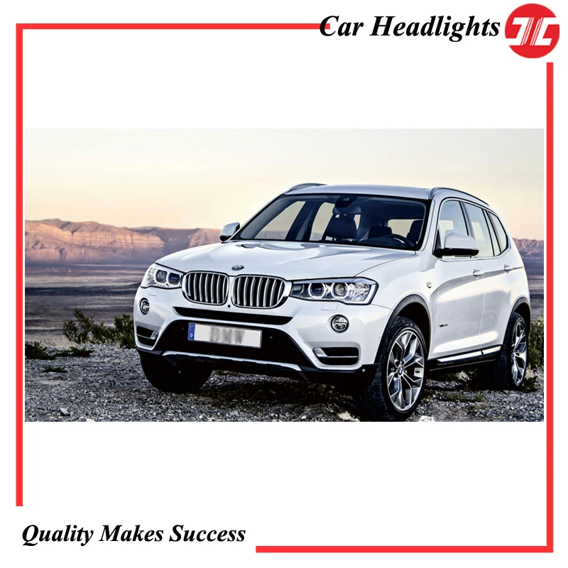 Передняя фара Автомобильная в сборе с HID для автомобиля BMW- X3 F25 2014-2016 ксеноновый