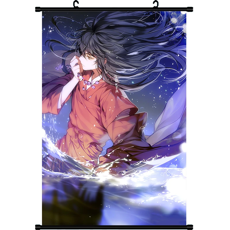 1 шт. японский мультфильм Inuyasha Аниме хигураси Кагоме печатный плакат прокрутка