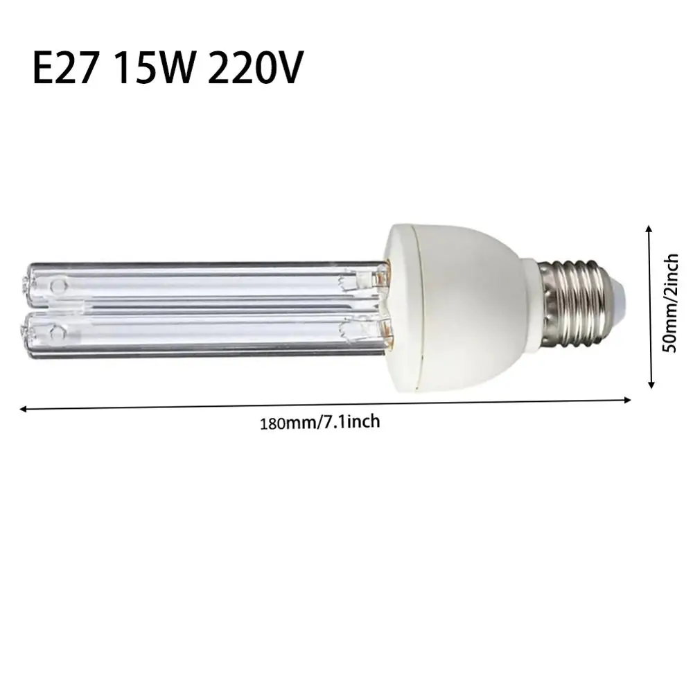 Автомобильный купольный светильник 15 Вт 20 кварцевый UVC бактерицидный CFL