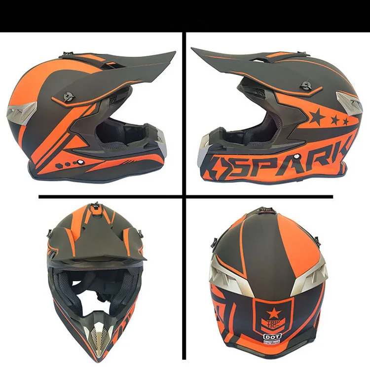 Motorcycle cross helmet for motorcycle helmet down MTB DH off road motorcycle cross racing helmet point with goggles