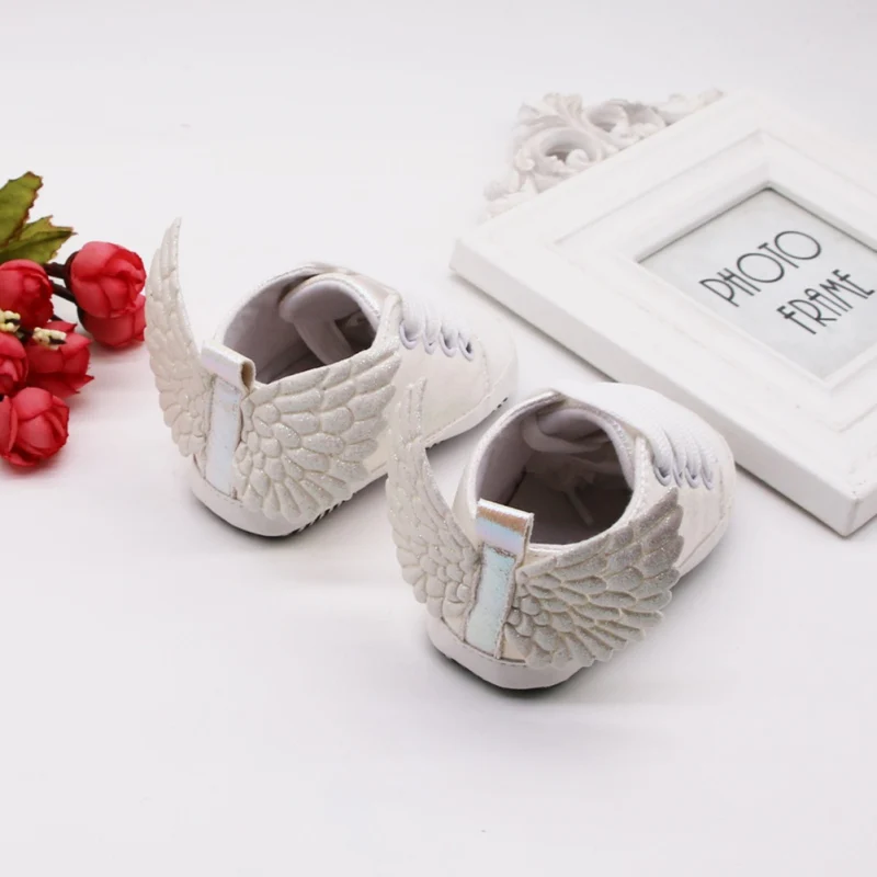 

New Fashion Newborn First Walkers Infant Kid Baby Girl shoes Cute Butterfly Shoes Princess Shoes With Wings 0-18M