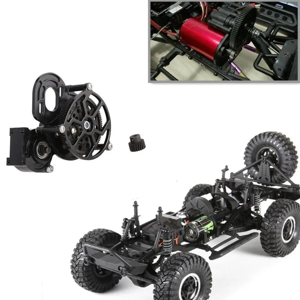 

Gearbox Assembly Scx10 Climbing Car Upgrade Metal Gearbox Hardware Accessories