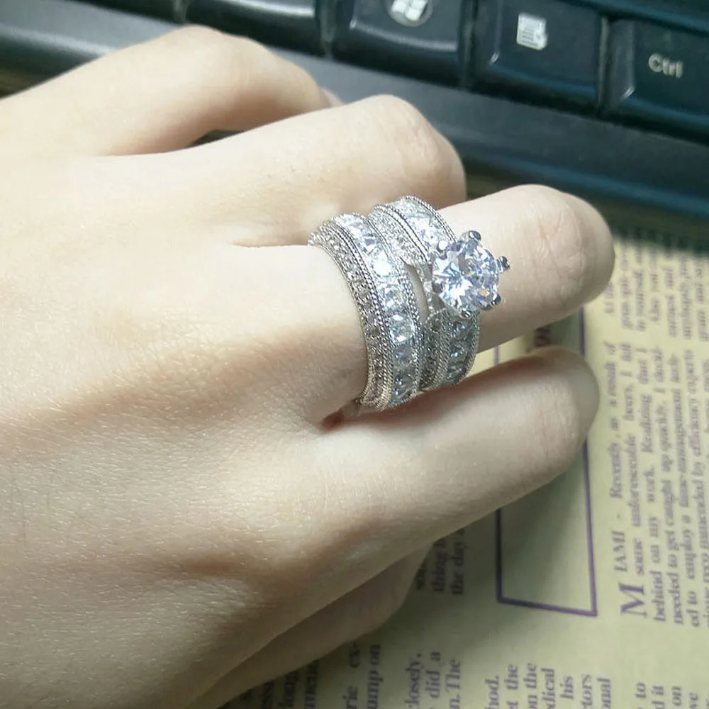 1 шт. набор больших свадебных колец для женщин|Кольца| |