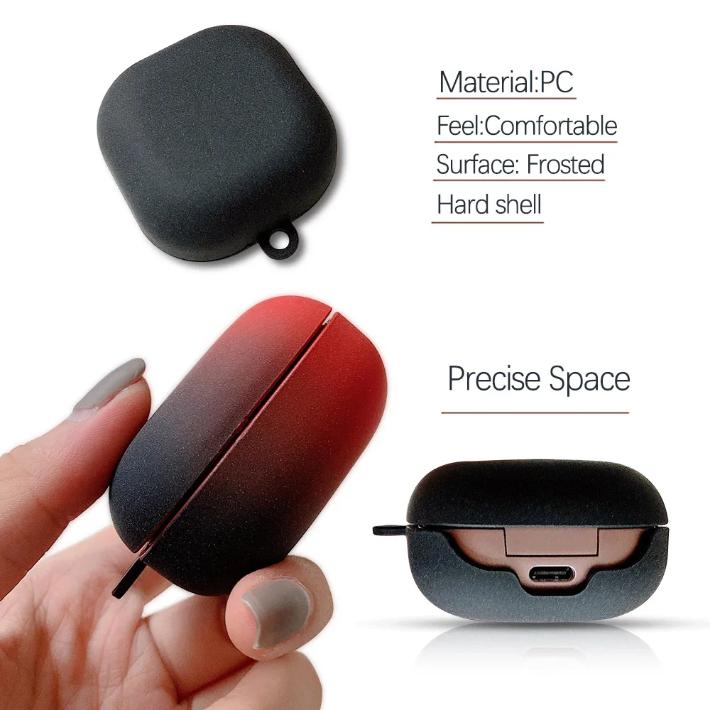 Для Samsung Galaxy Buds Live Case Роскошные градиентные чехлы для наушников с красным сердцем