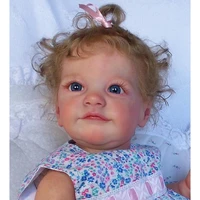 60cm reborn toddler doll tobiah soft cuddly cloth body baby girl dolls 3d skin paint with genesis paint art doll xmas toys