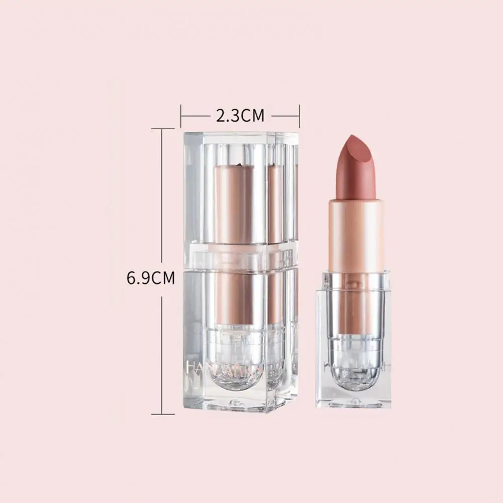 Матовая губная помада розового цвета водостойкая стойкая Косметическая