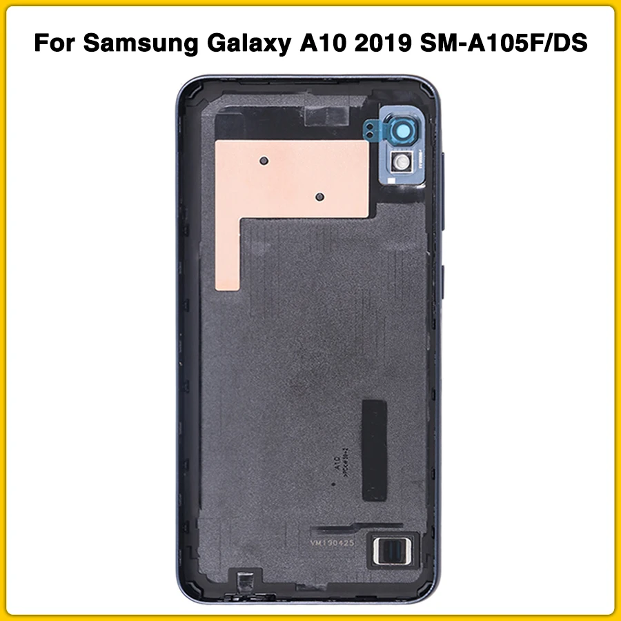 New A10 Rear Housing Case For Samsung Galaxy A10 SM-A105F/DS A105 Battery Back Cover Door Rear Cover Glass Repair Part