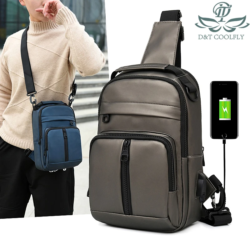 Рюкзак на одно плечо для ноутбука Водонепроницаемый Многофункциональный рюкзак