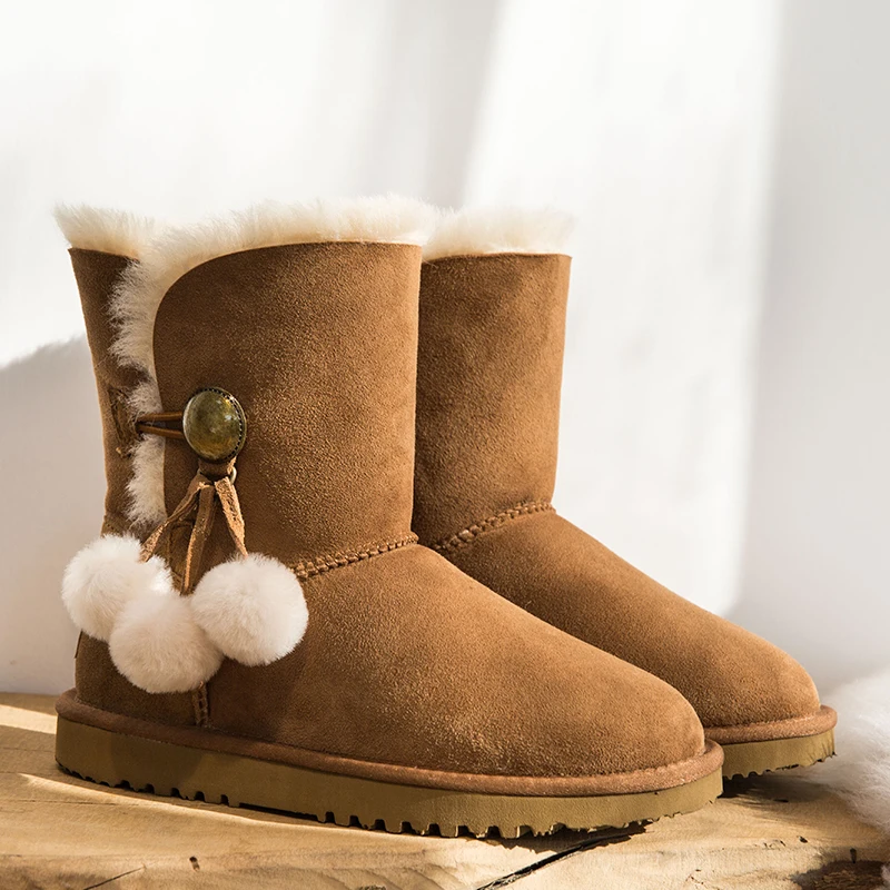 Женские зимние сапоги коллекция 2019 года Сезон Зима новые теплые женские