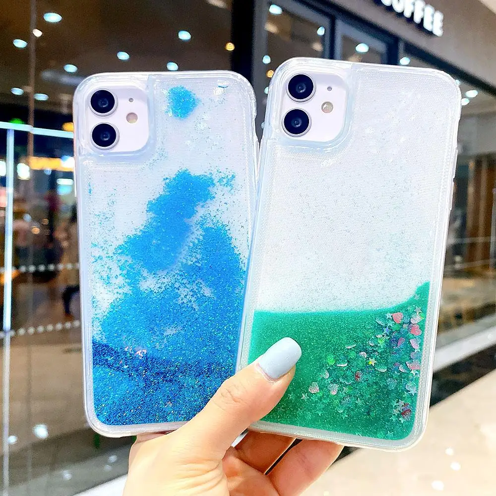 Mi 11 Ultra Lite 10T Quicksand Case For Xiaomi Redmi Note 10 Pro Case Liquid Cover Redmi 9 9A 9C Note 9 Pro 9S 10S 8T 8 Pro Capa